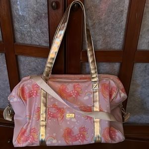 Luv Betsey by Betsey Johnson unicorn weekend bag